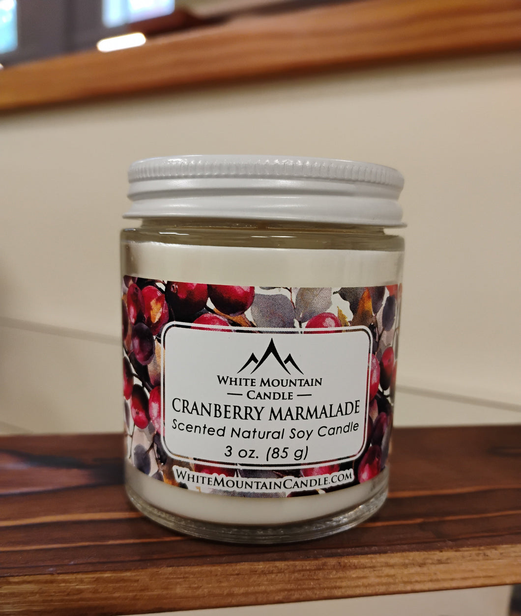 Cranberry Marmalade 3oz Soy Candle