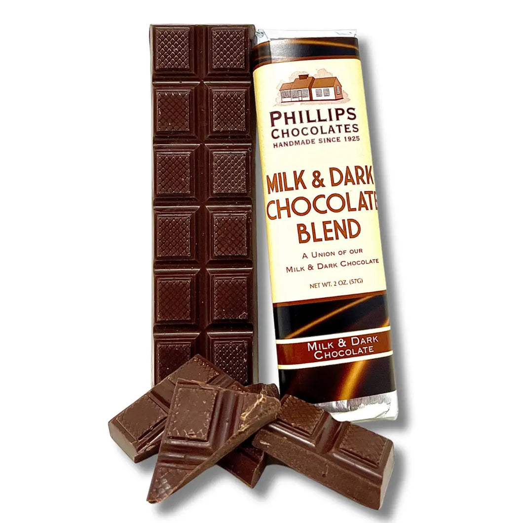 Milk & Dark Chocolate Blended Bar