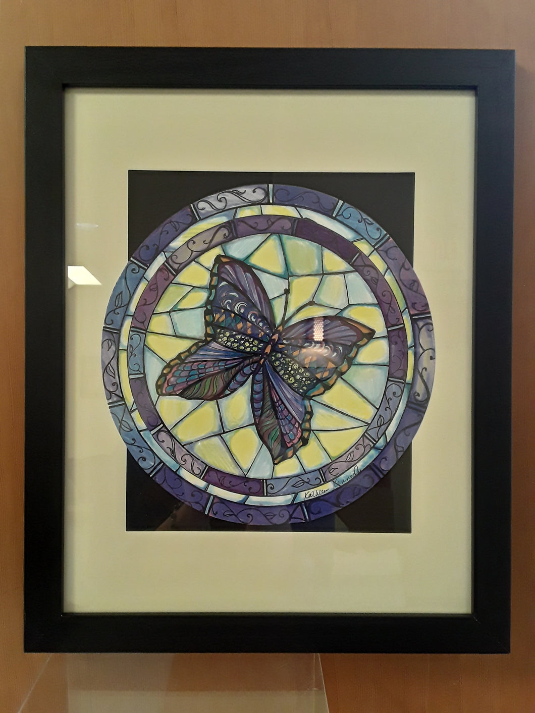 Framed Print- Purple Butterfly 11x14