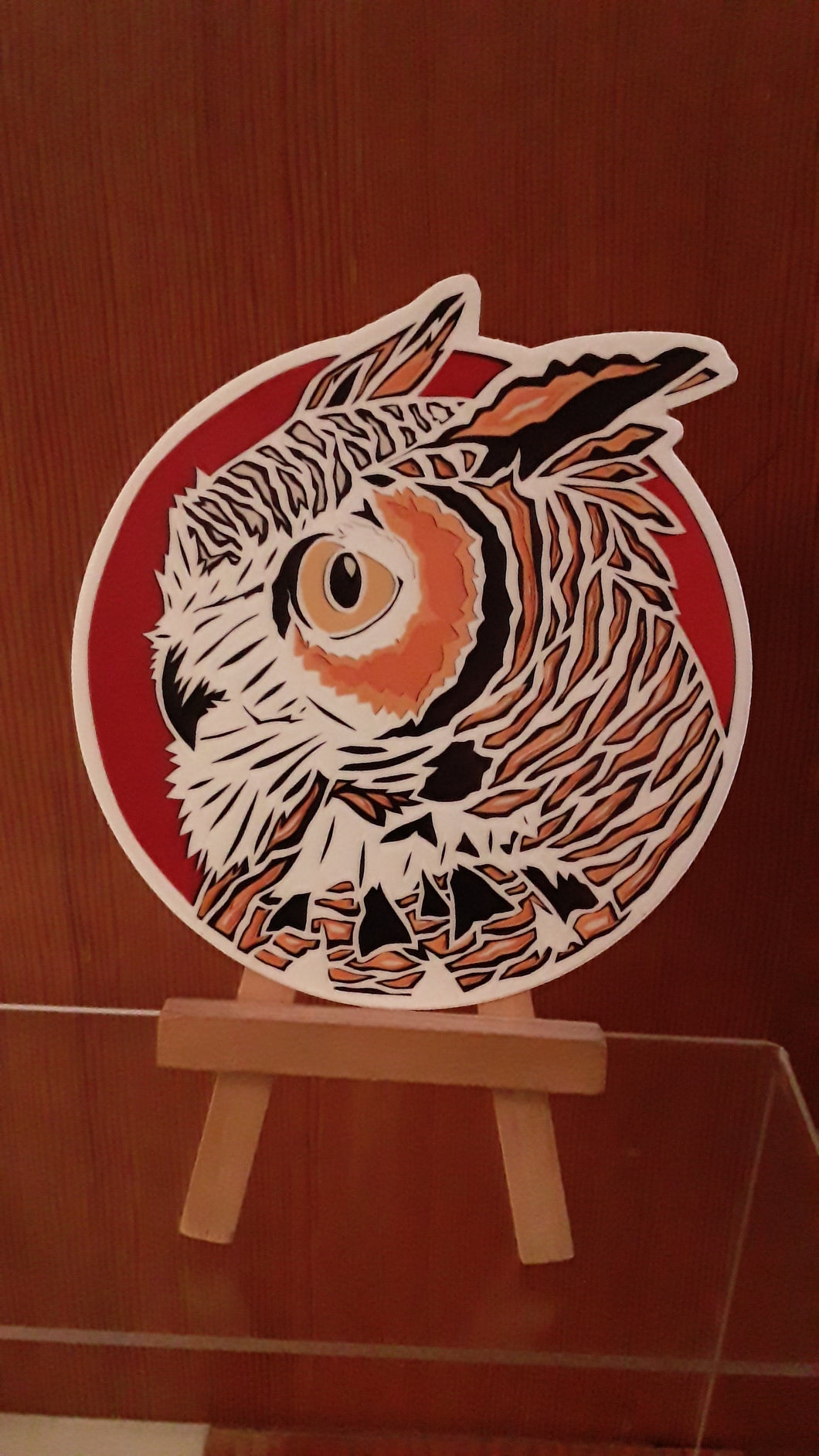 Sticker- Horned Owl