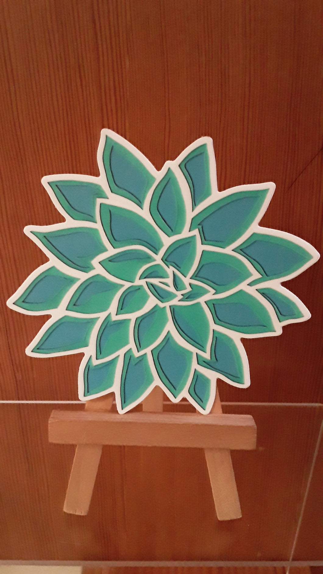 Sticker- Blue Flower