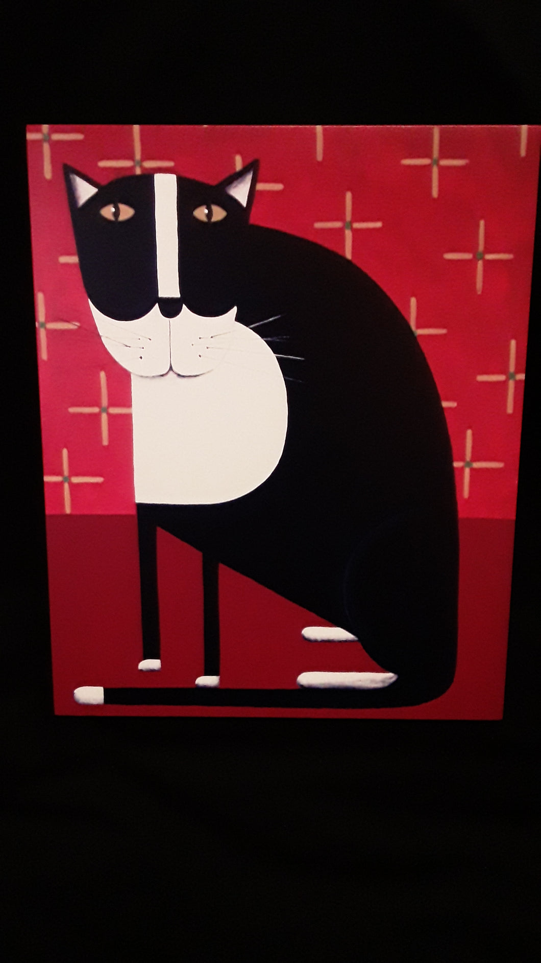 Box Print- Black Cat 8x10