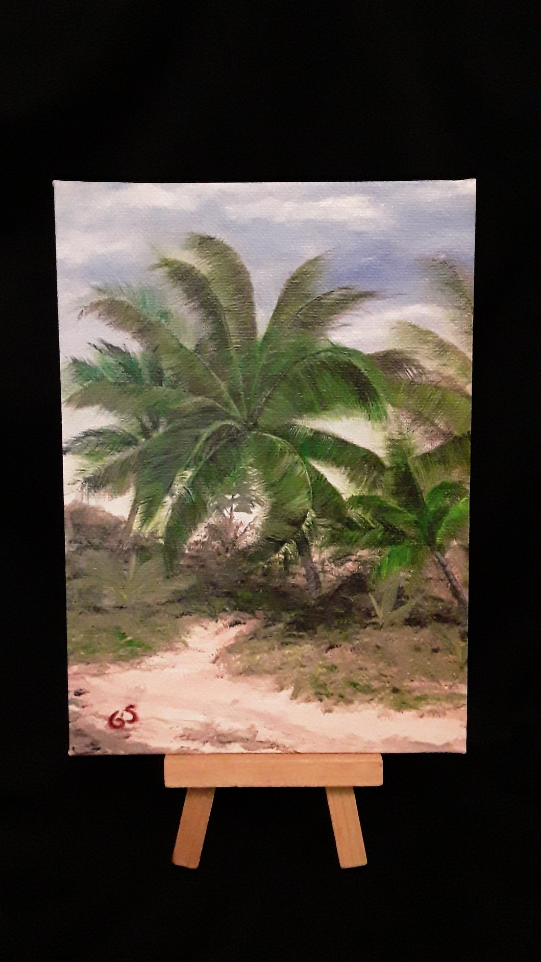 Panel- Island Palms 5x7