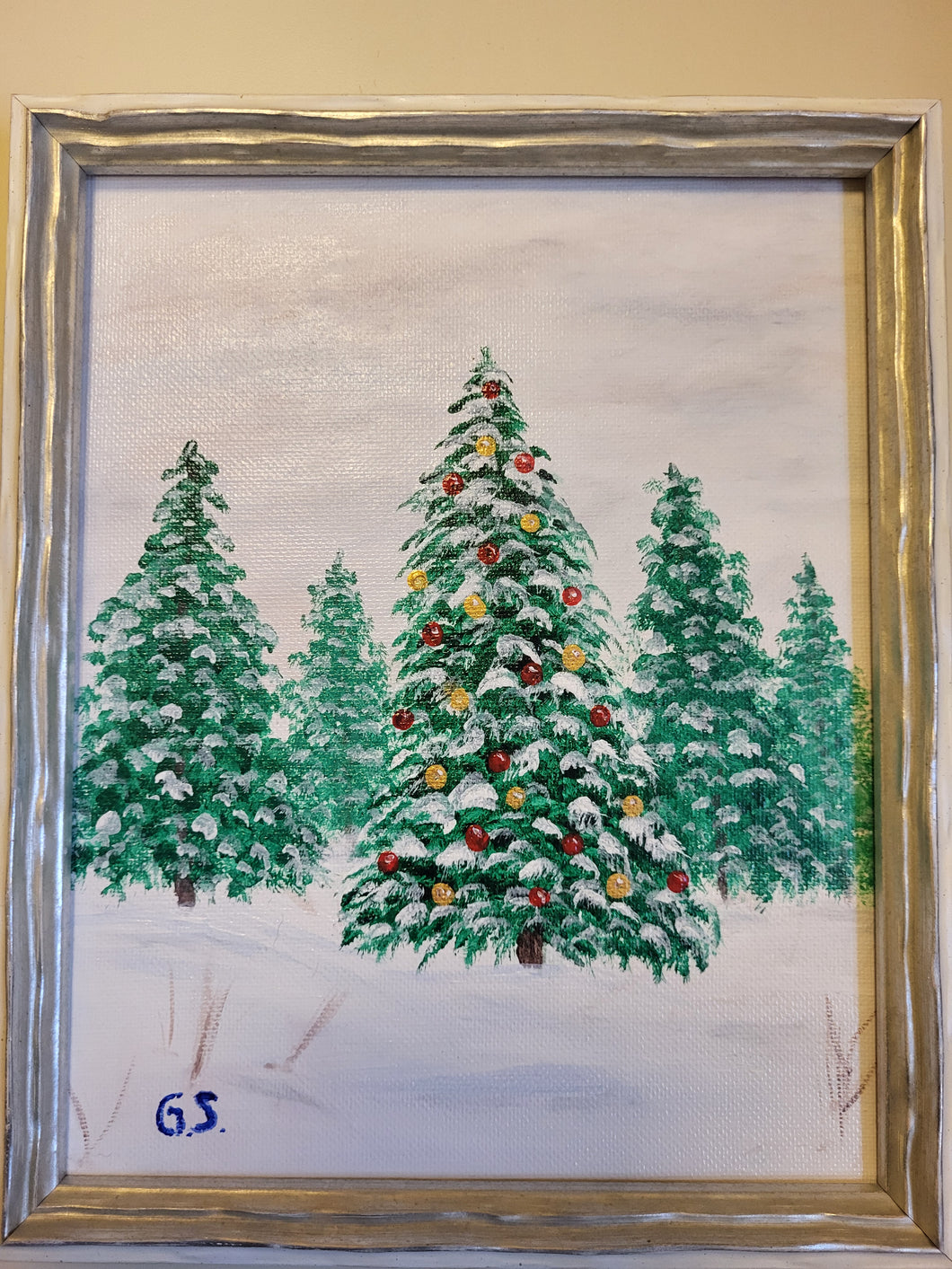 Painting - Christmas Tree Farm #1