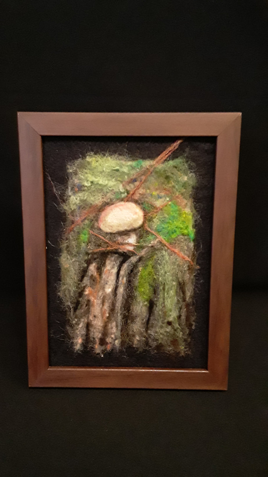 Felt Painting- Mushroom