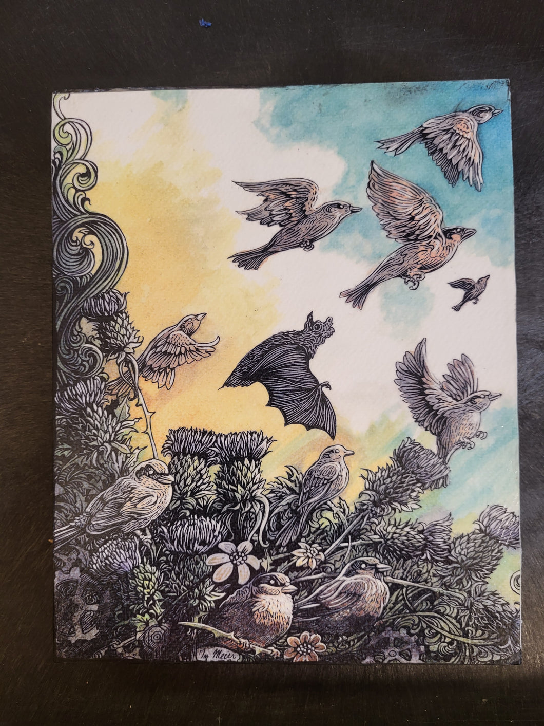 GIclee Print - Earnest Bat