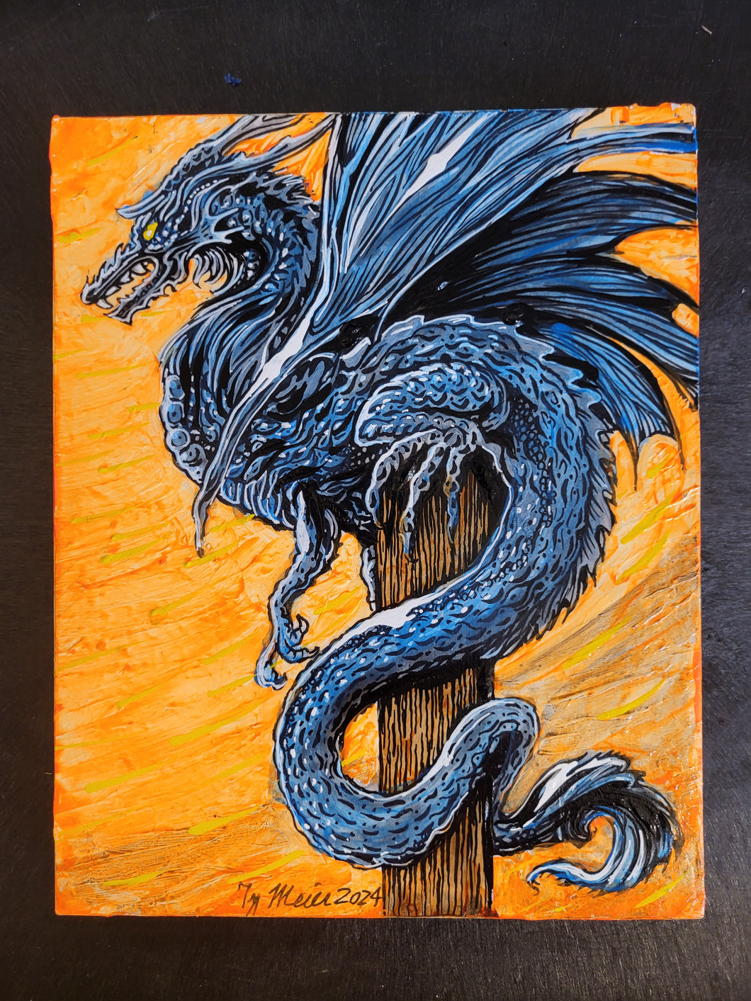 Painting - Post Dragon