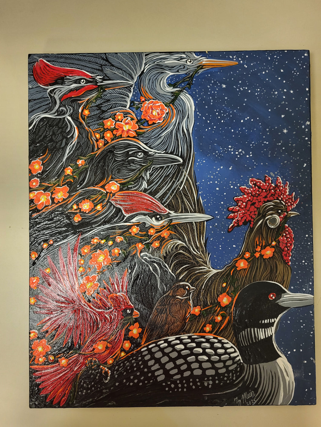 Painting - Raven Rave