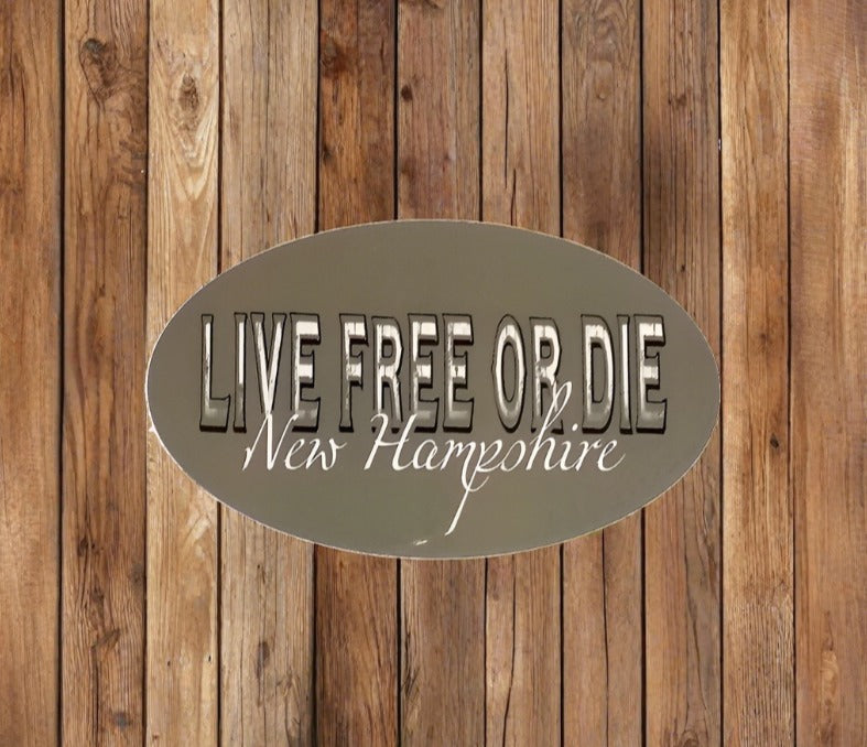 Decal- Live Free Die Vintage-MNNHLF4DE : Decal #50