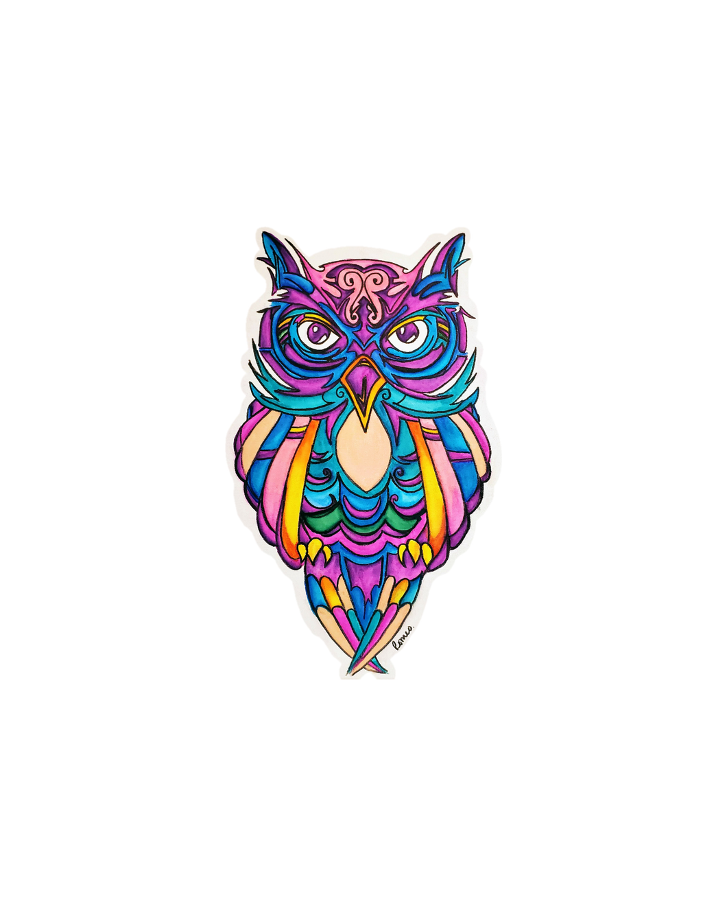 Sticker - Mandala Owl