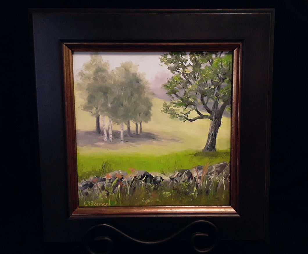 Painting- Foggy Field