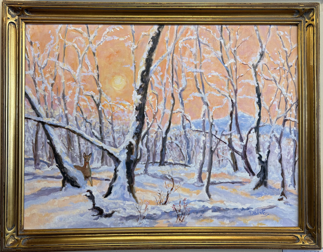 Painting- Warm Lights in Winter