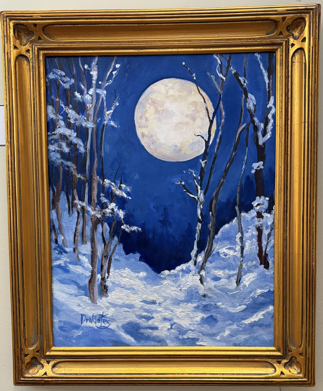 Painting- Wolf Moon