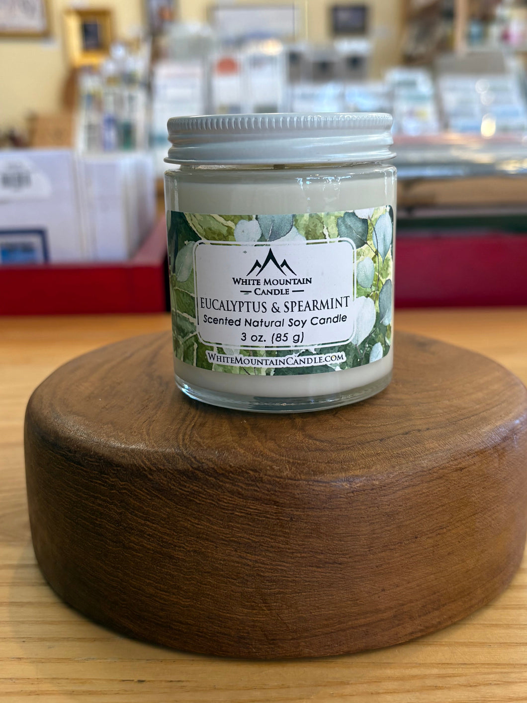 Eucalyptus Spearmint 3oz Soy Candle