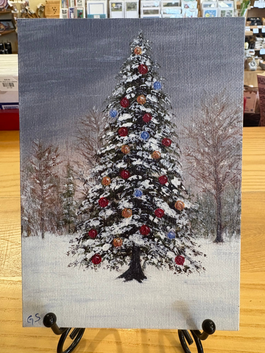 Panel- Christmas in Snowy Wood