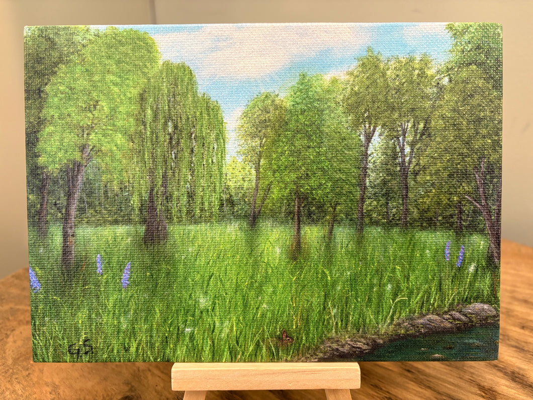 Panel- Spring's Abundance-Giclee : 5x7