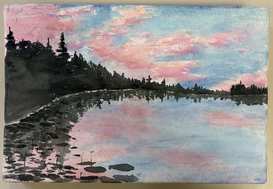 Lilies at Sunset