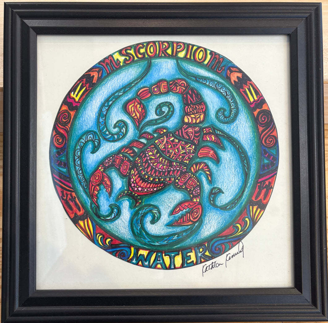 Astrology Prints- Scorpio : Large