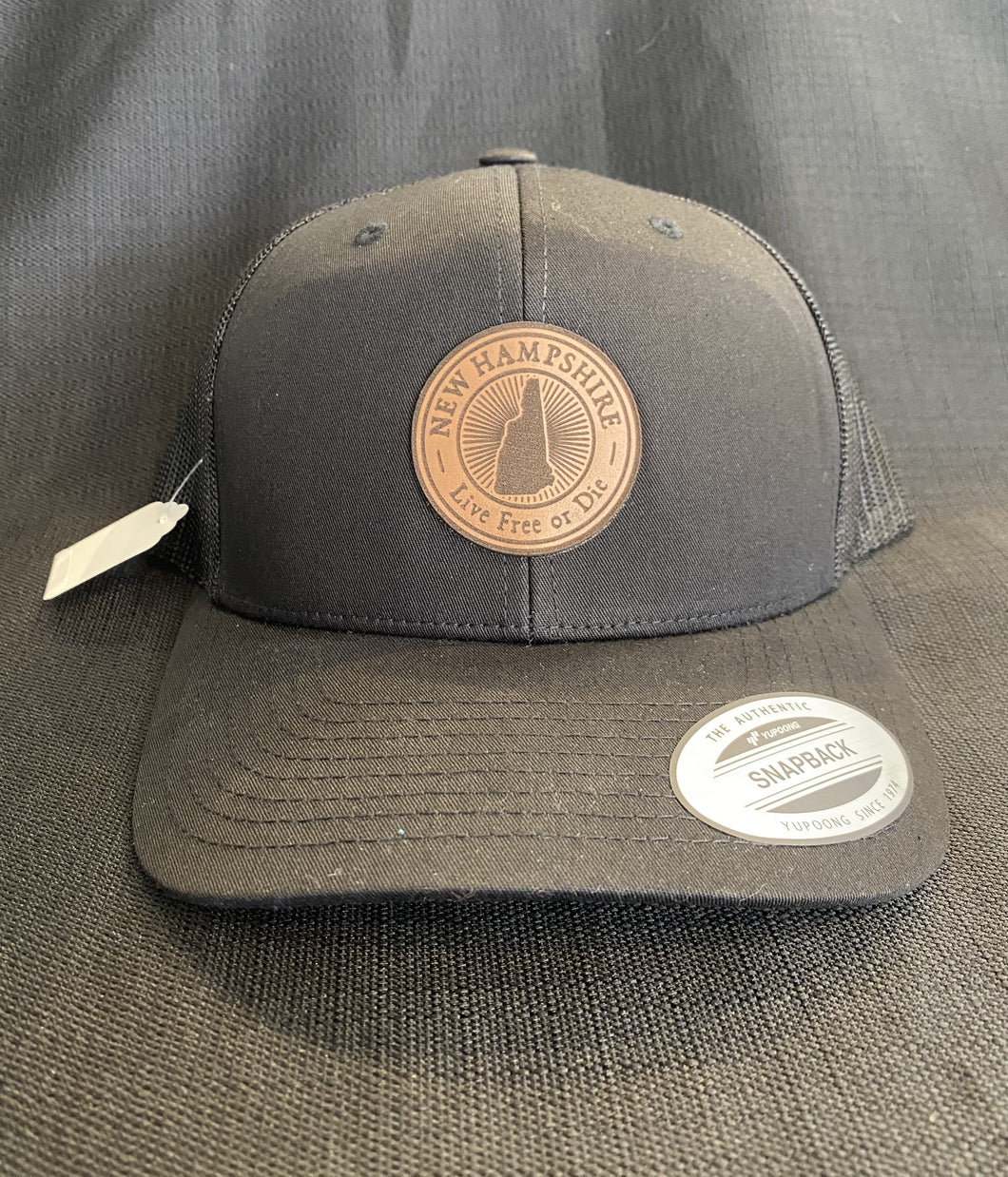 Hat- NH Circle Patch Black