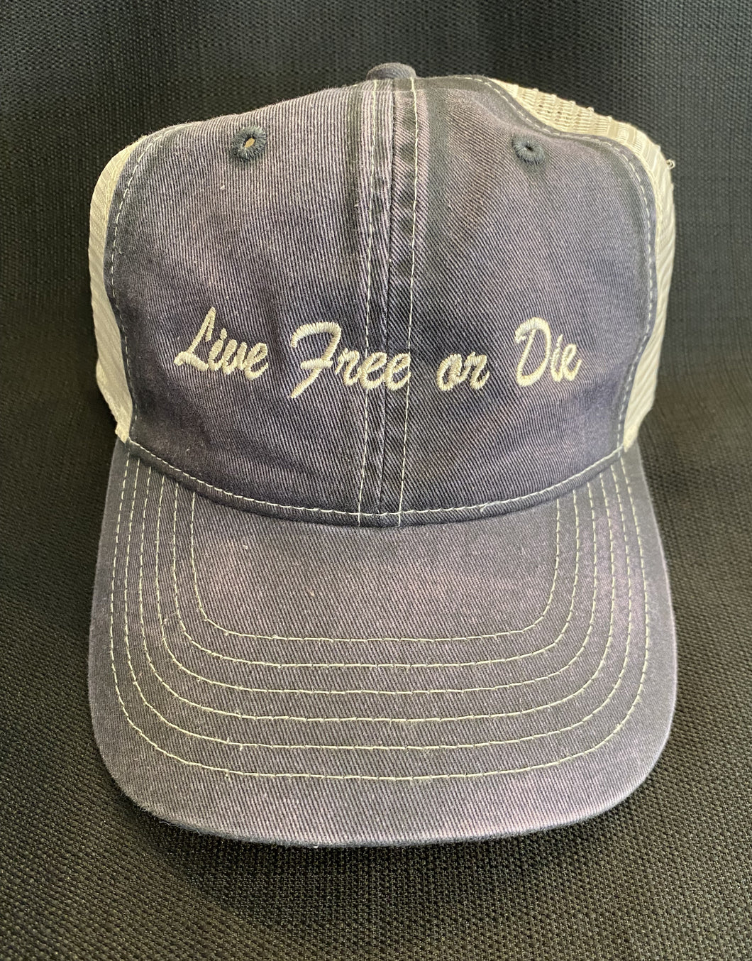 Ball Cap - Live Free Denim