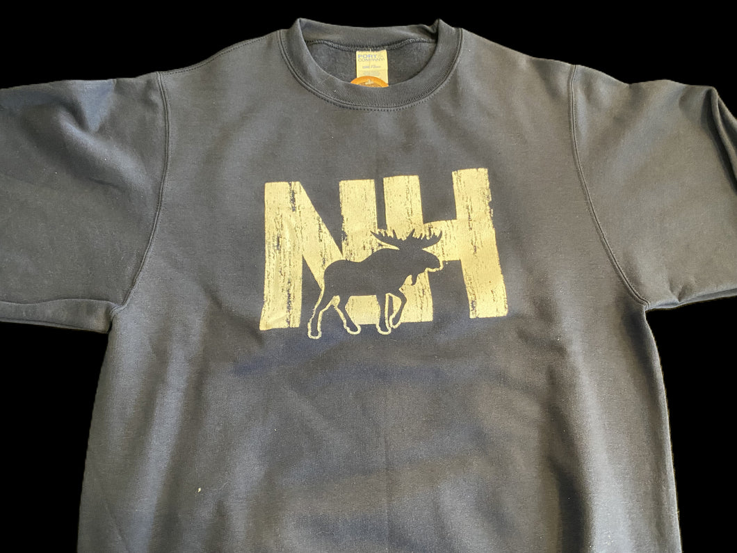 Sweatshirt- NH Moose Large