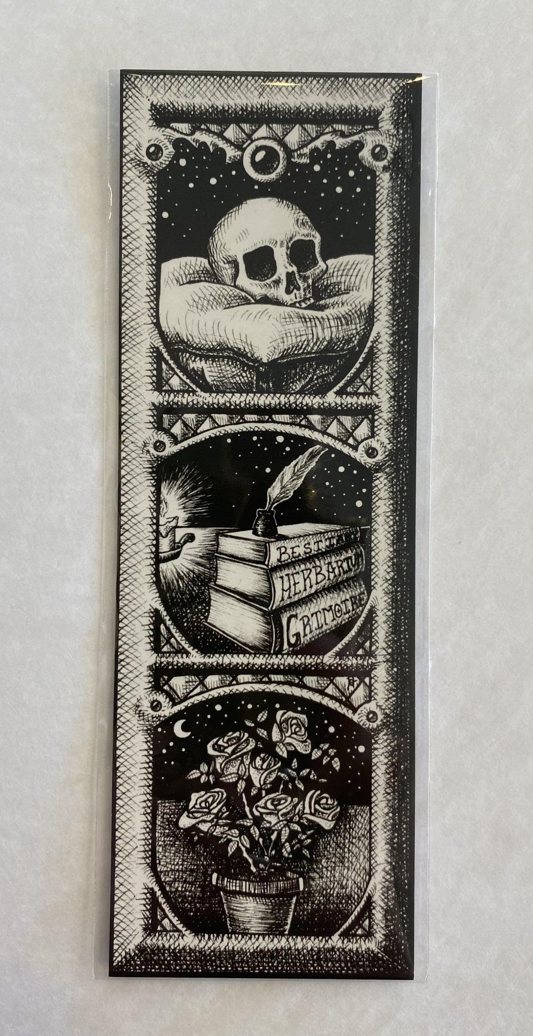 Bookmark - Story Witch (Skull)