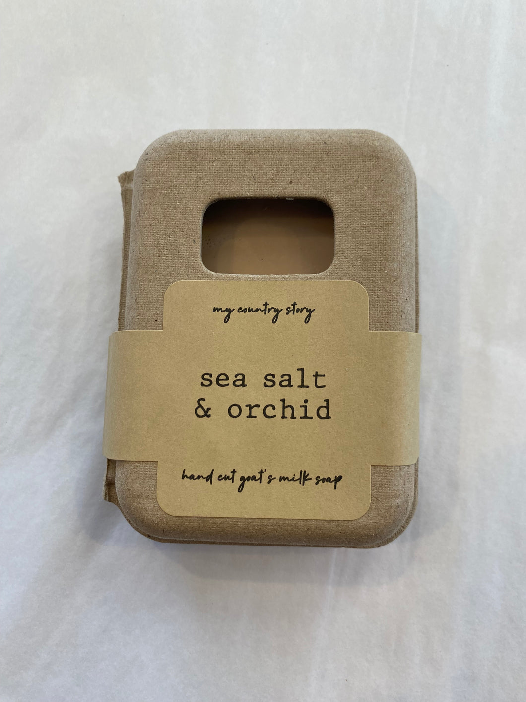 Sea Salt Orchid Goats Milk Soap