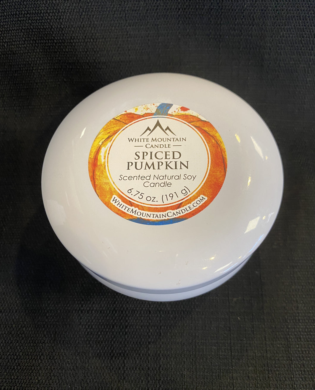 Tin Candle- Spiced Pumpkin 6.75oz