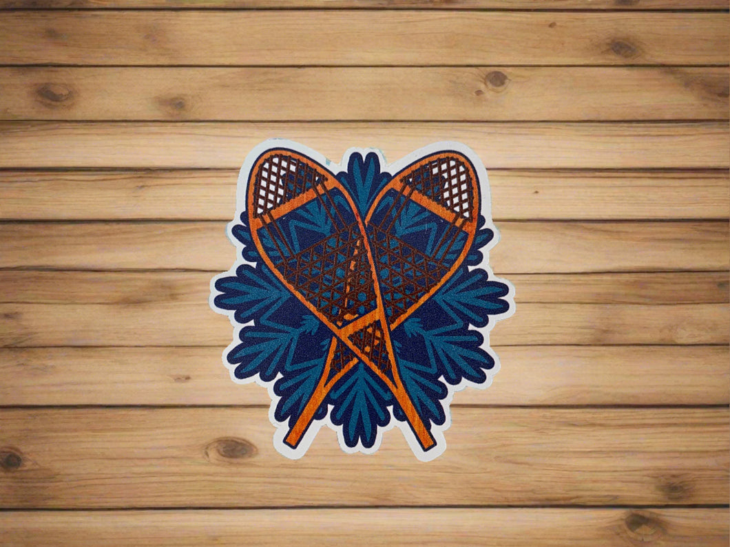 Decal- Crossed Snowshoes-Decal #9 ACSSXS1DE