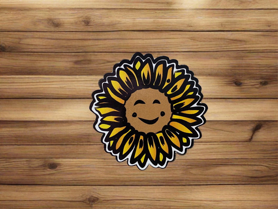 Decal- Sunflower Smile-Decal #15 SESUSS1DE