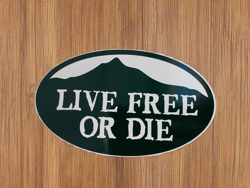 Decal- Live Free Die Mountain-MNNHLF2DE : Decal #16