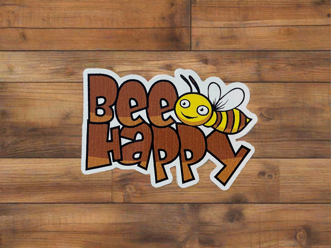 Decal- Bee Happy-Decal #19 MJBEBH1DE