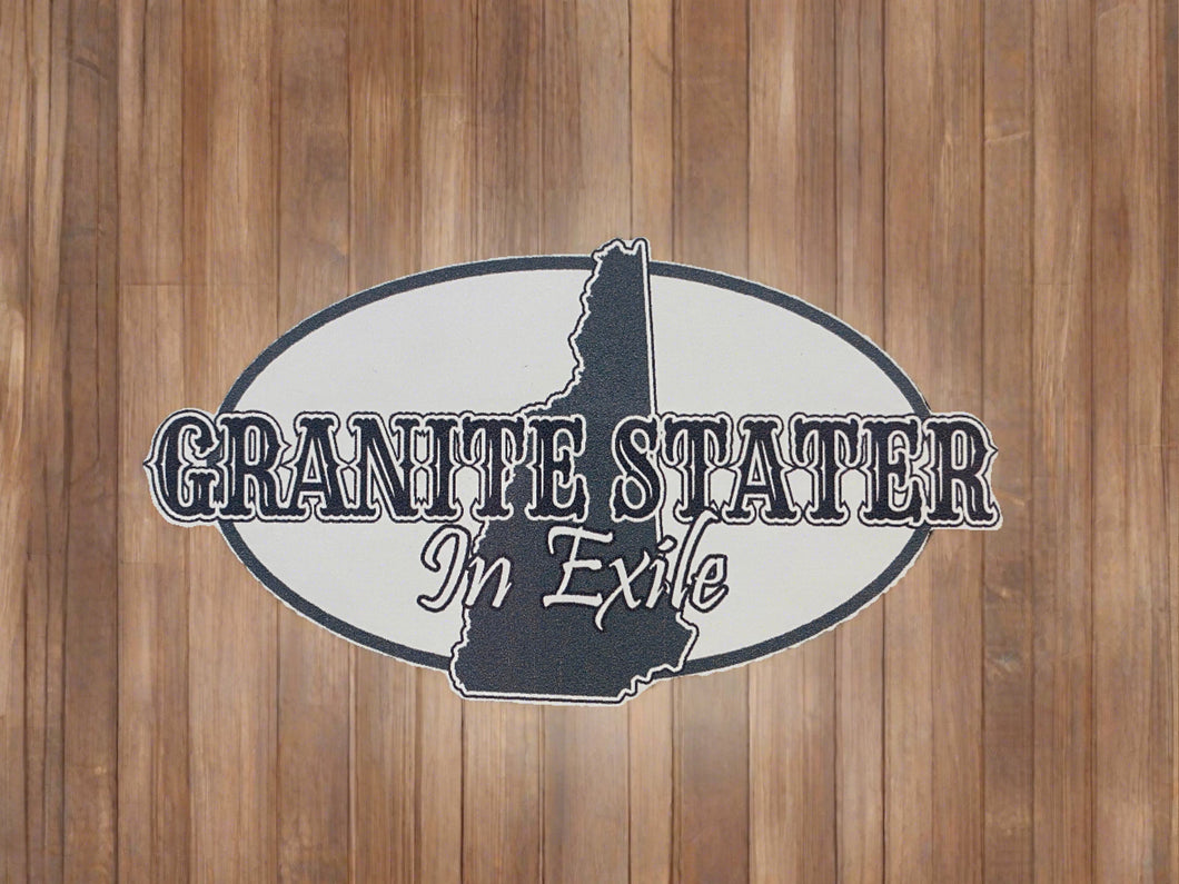 Decal- Granite Stater Exile #23 MNNHIE1DE