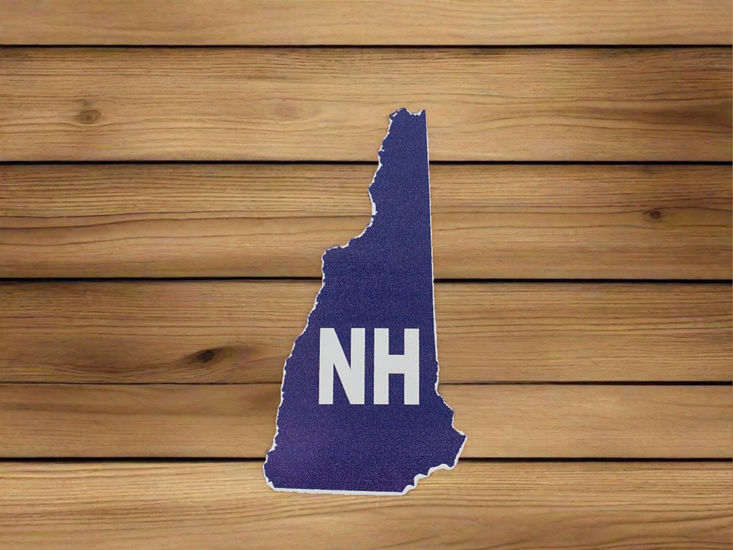 Decal- NH State Purple-Purple : Decal #25 MNNHSM1DE