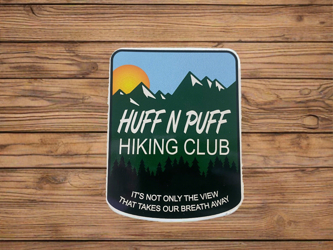 Huff n Puff Window Sticker- ACHIHP1DW