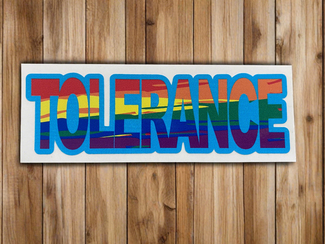 Decal- Pride Tolerance-Decal #35