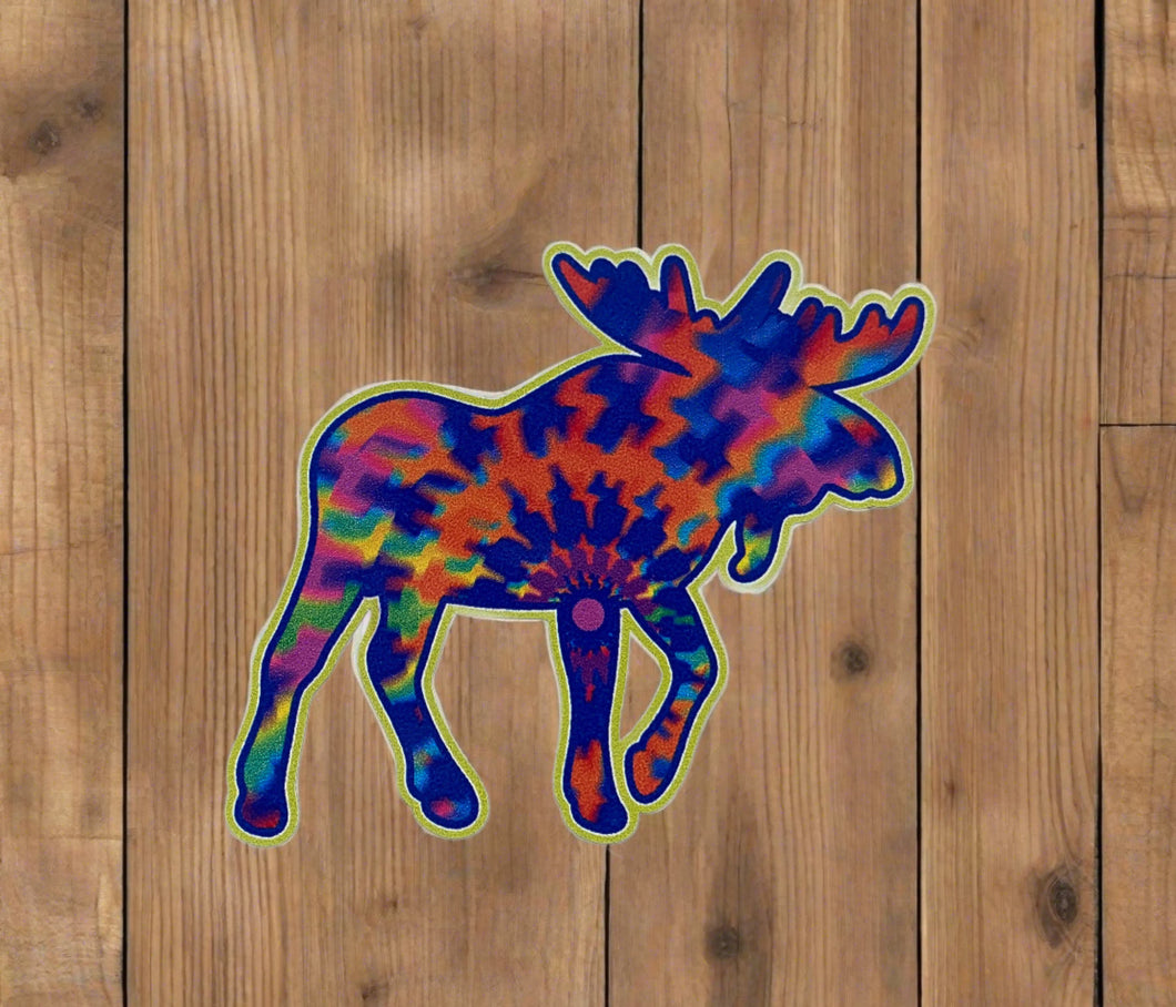 Decal - Tie Dye Moose V2-#47 : V2 MJMOTD2DE