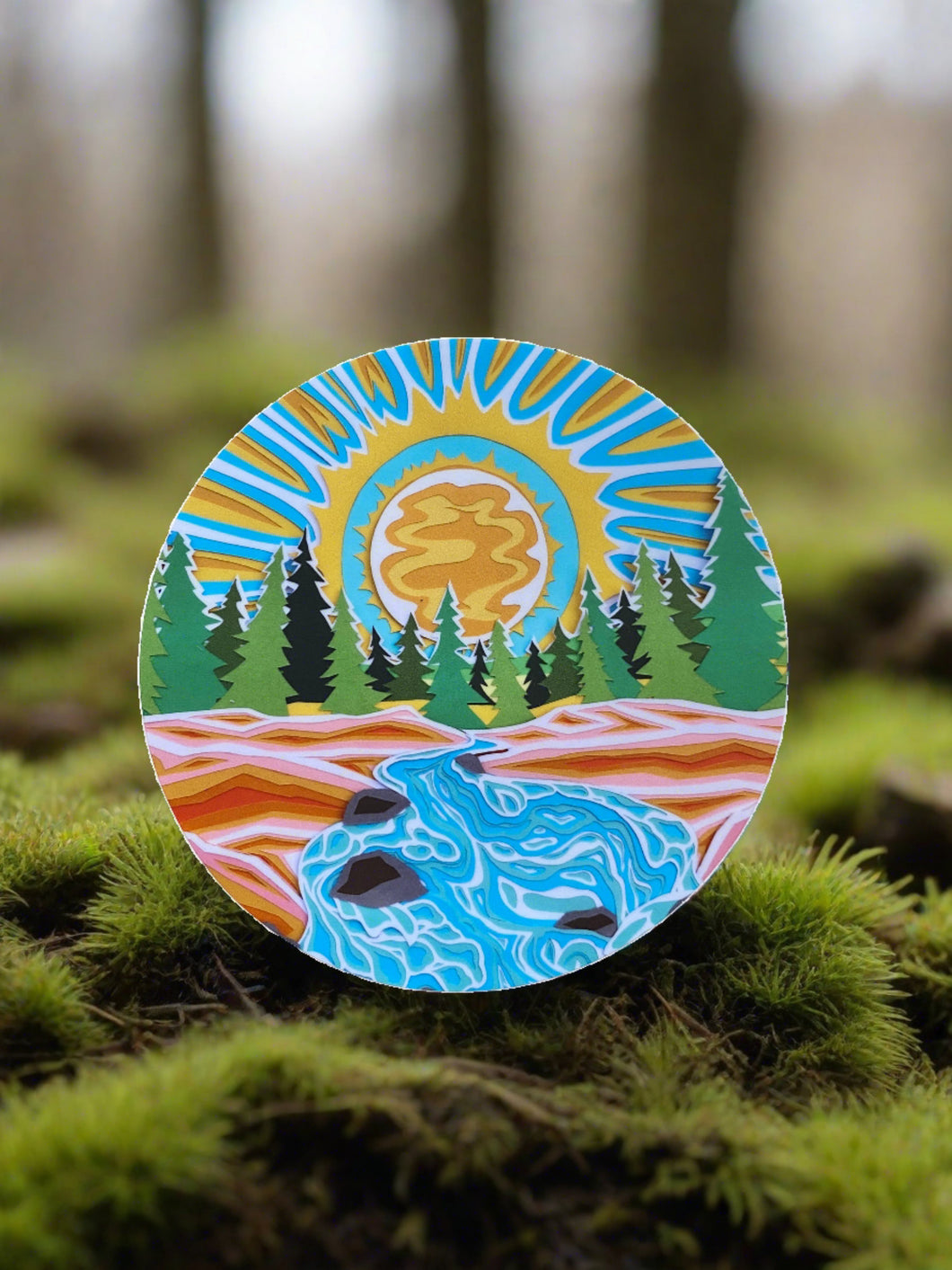 Sticker- Sunset River