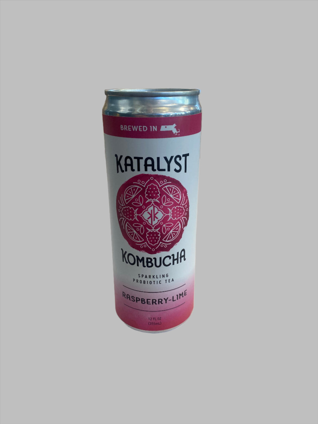 Raspberry Lime Kombucha Cans 12oz