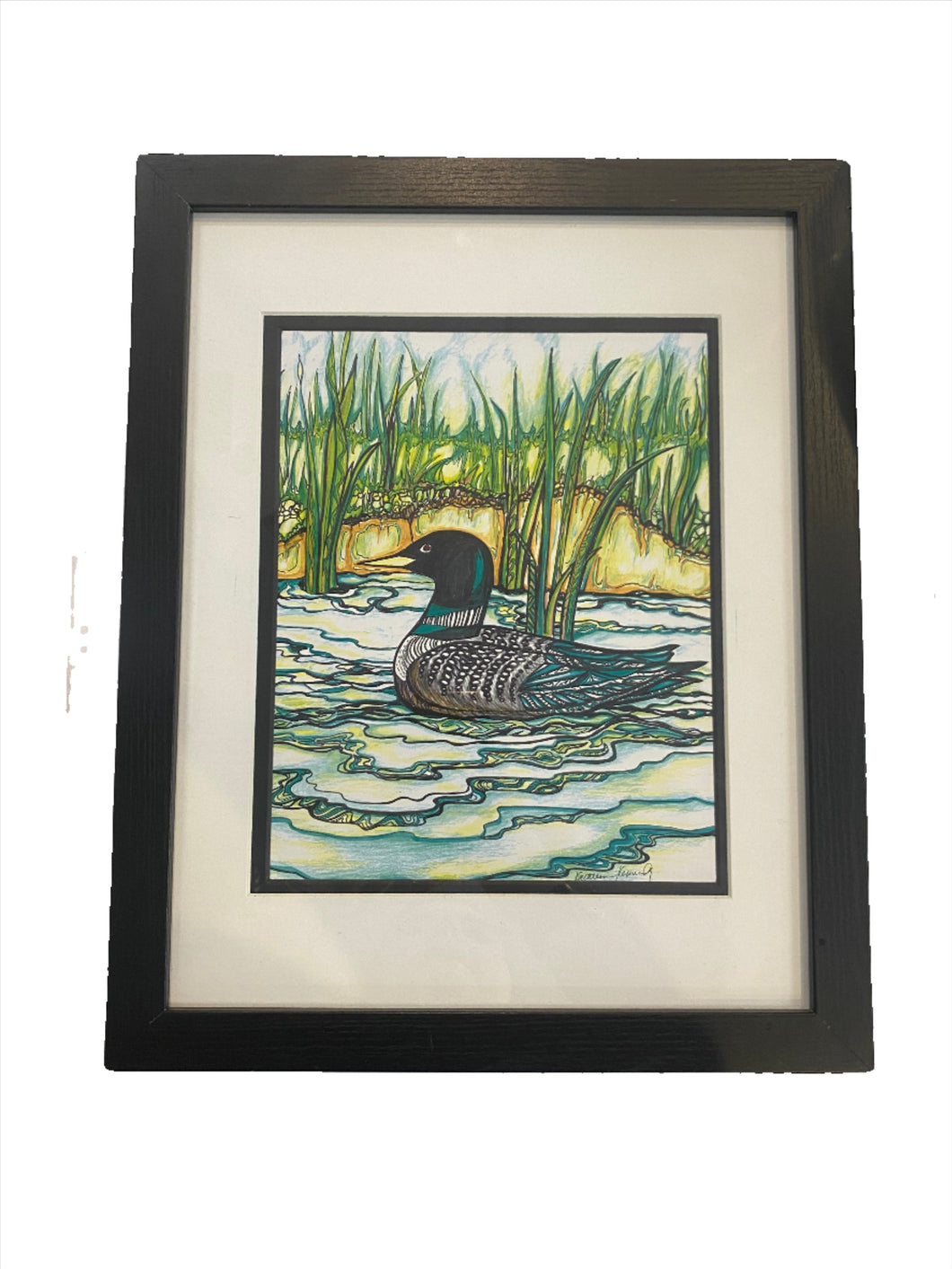 Framed Print- Loon 11x14-11x14