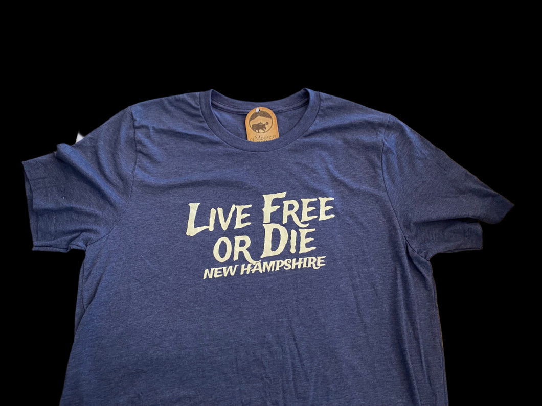 T-Shirt Live Free or Die L-Large : Large