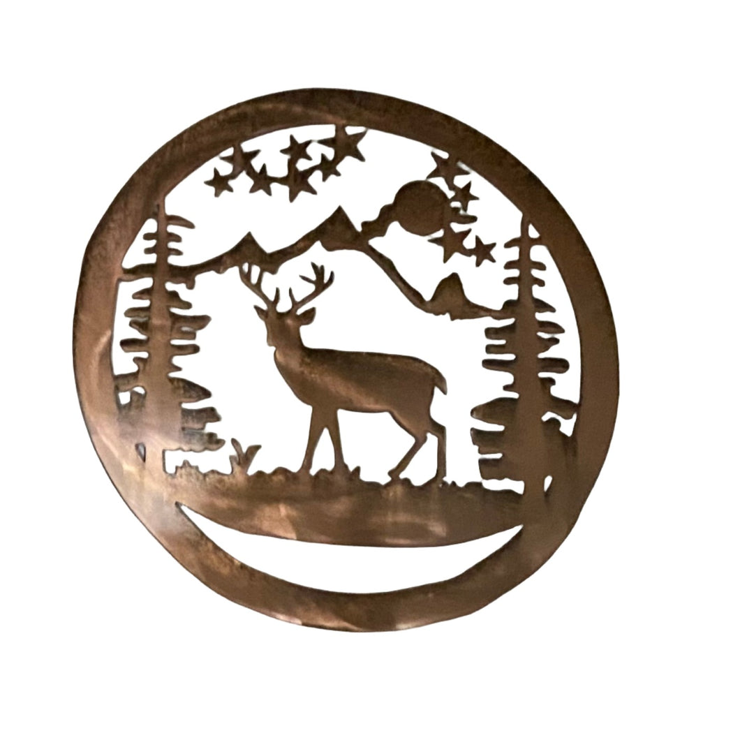 Copper Sign- Deer-15
