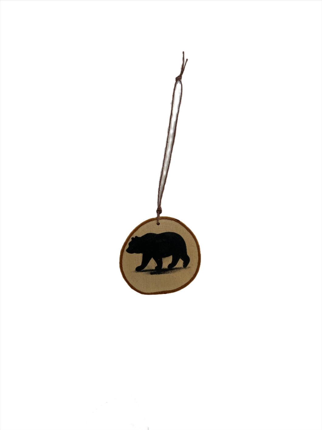 Birch Ornament- Small Bear-Small