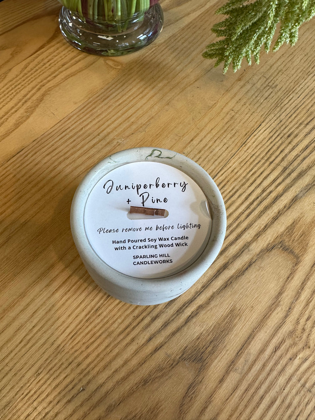 Candle- Juniperberry & Pine WW