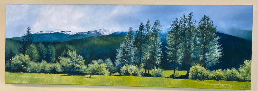 Painting- Summer Snows on Lolo Peak ES-SSLP