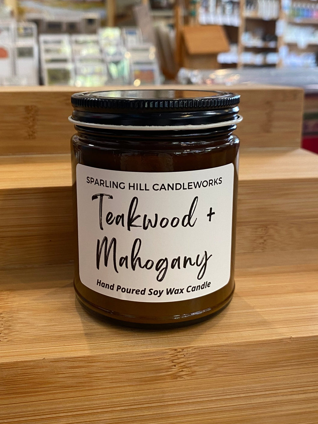 Jar- Teakwood Mahogany