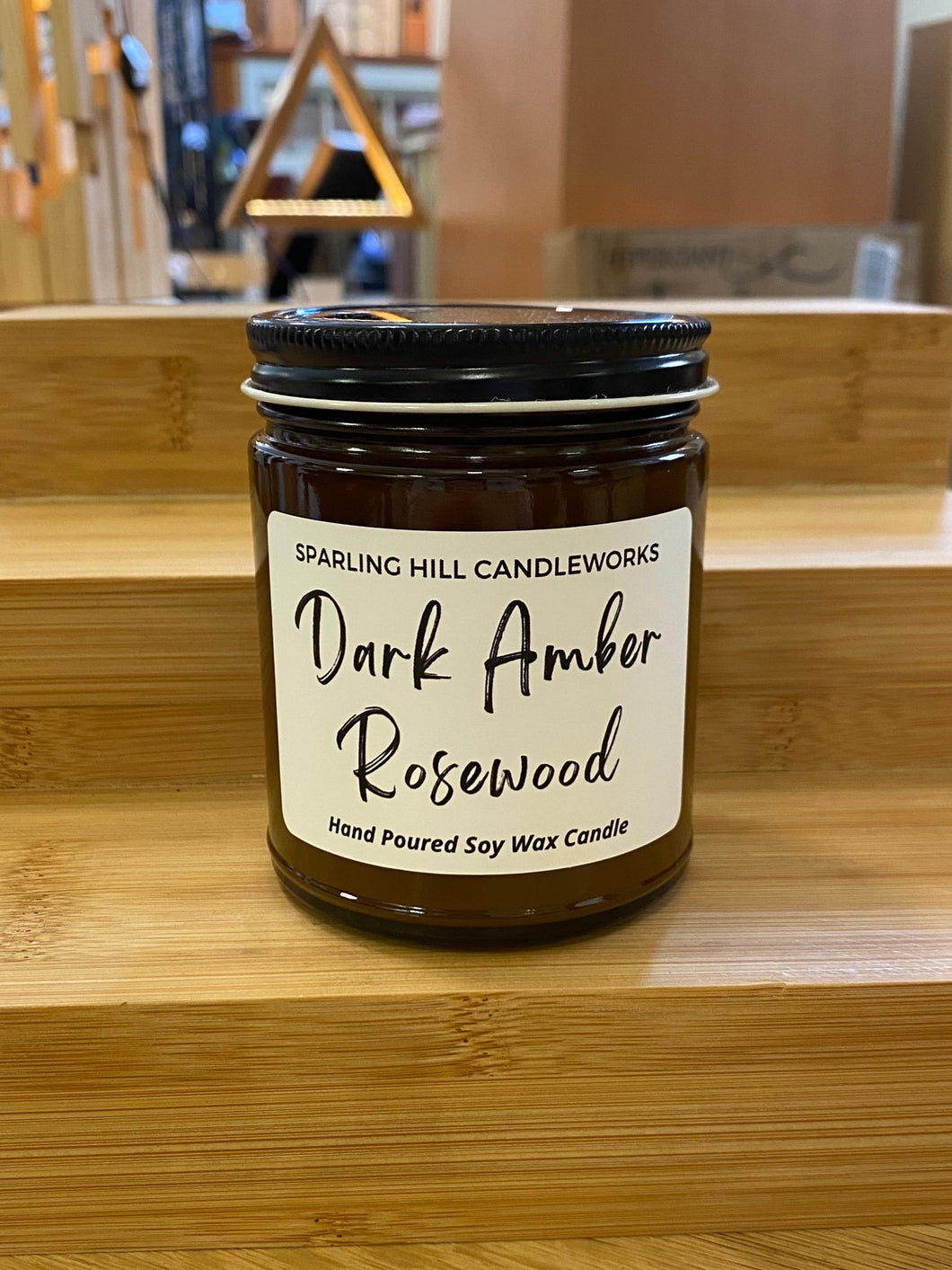 Jar- Dark Amber Rosewood