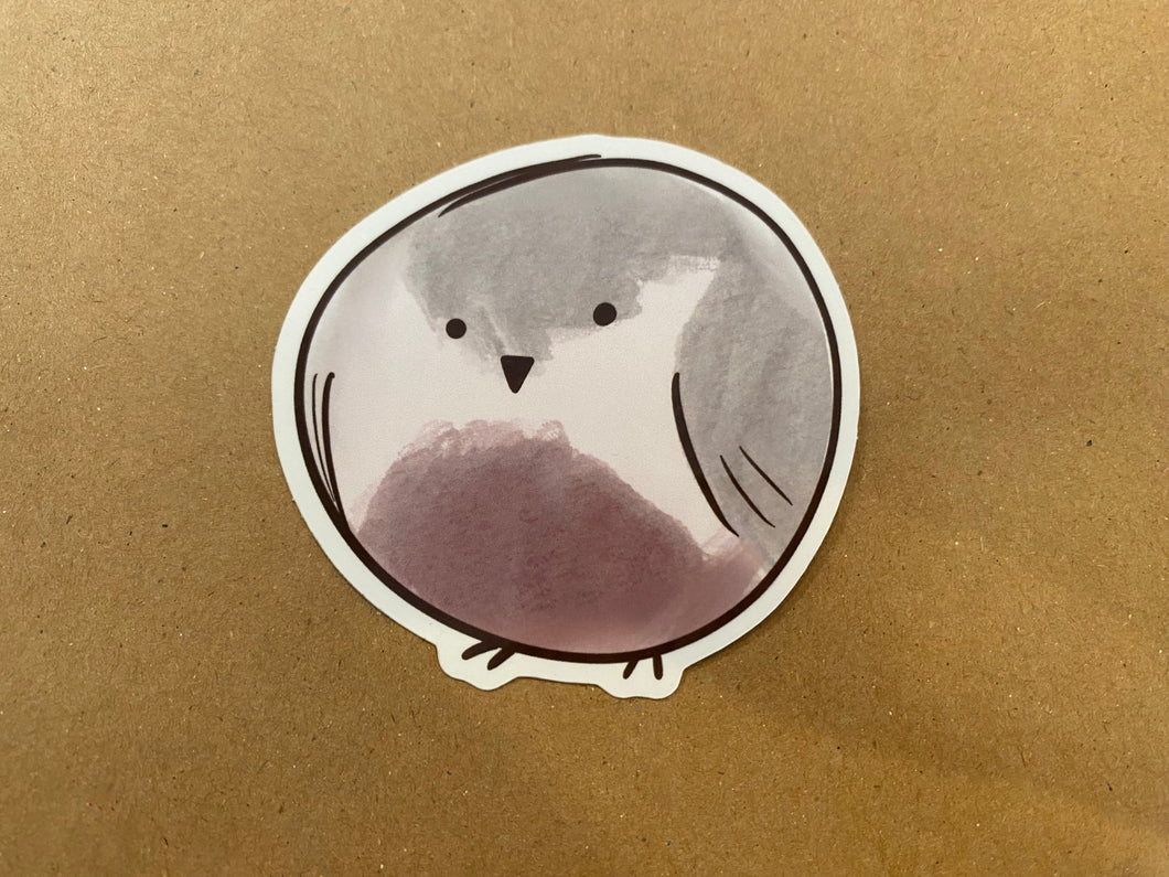 Sticker- Round Bird