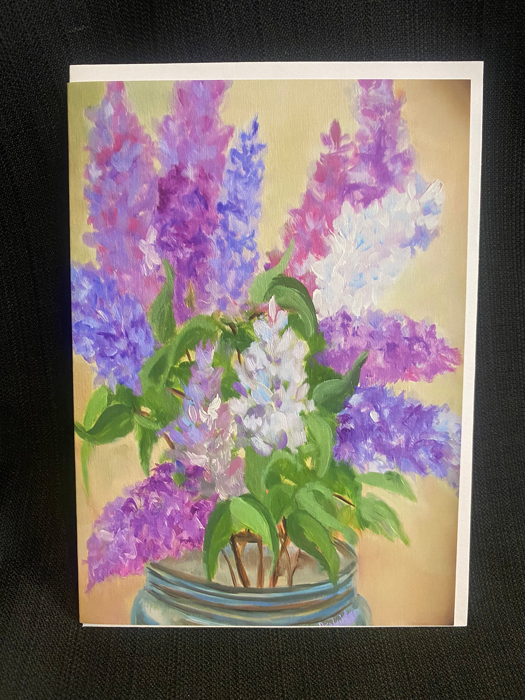 Card- Lilac Bouquet-large