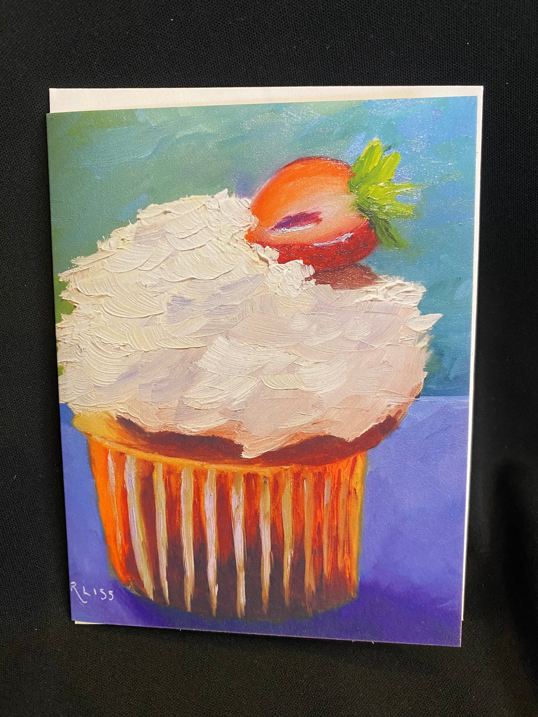 Card- HB Strawberry Cupcake